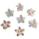 Ganchos para Cabello con Diseños de Flores con Estampados Surtidos