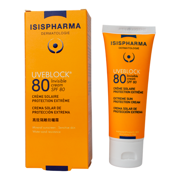Protector Solar Invisible Spf80 Isispharma Caja Amarilla 40Ml