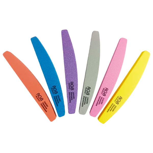 Lima para uñas RGB colores surtidos