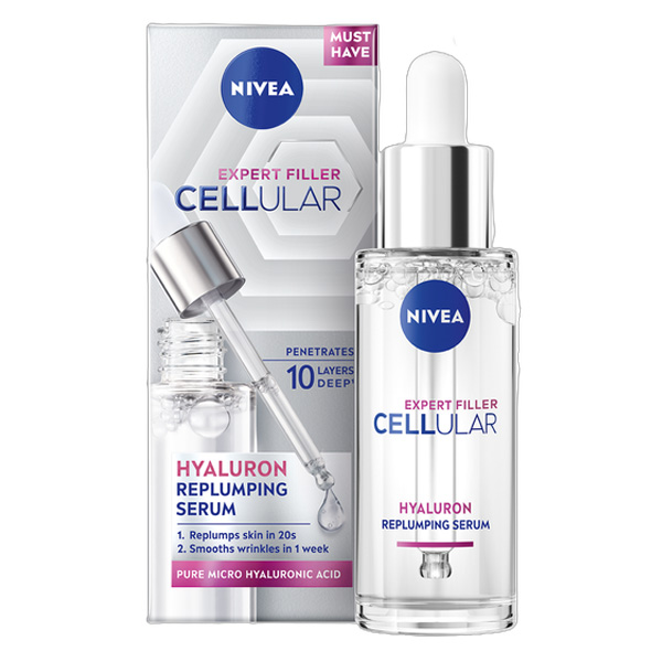 Suero rellenador de ácido hialurónico cellular expert Filler Hyaluron Suero Rellenador 30ml  -  Nivea