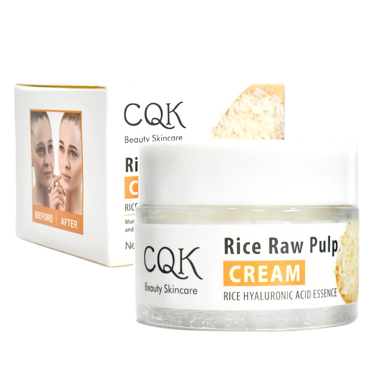 Crema Facial De Arroz Marca Cqk 50G