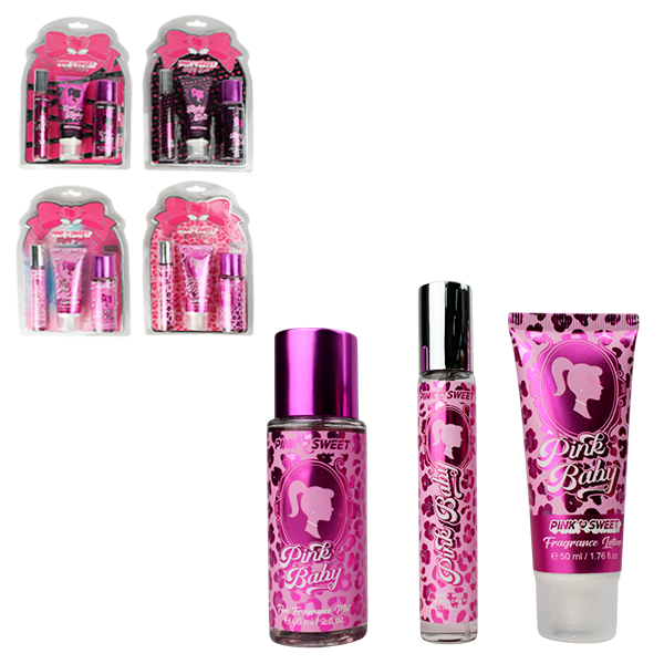 Kit de fragancias 3 piezas PINK IN SWEET