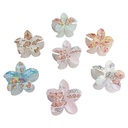 Ganchos para Cabello con Diseños de Flores con Estampados Surtidos