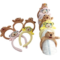 [2025030405401] Diadema Afelpada con personajes de Capibara