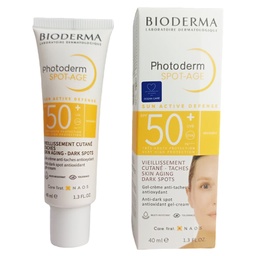 [3701129803738] Protectores Bioderma Photoderm Spot-Age Fps 50+, Protección Solar Facial Anti-Edad, 40Ml