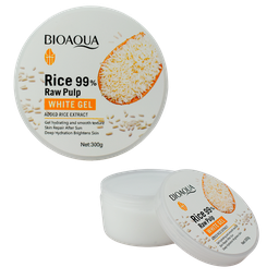 [6942349744020] Gel hidratante con pulpa de arroz presentacion en tarro BIOAQUA 300G.