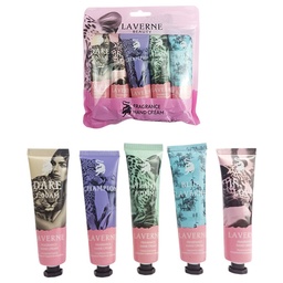 [6926919557012] Crema para manos con fragancias variadas kit de 5 tubos de Lavane Beauty