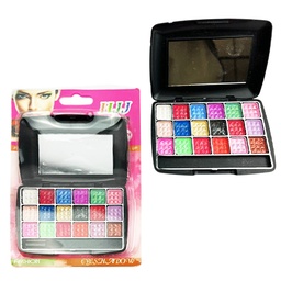 [6689854455743] Mini paleta de sombras para ojos con espejo plegable - HJJ Fashion