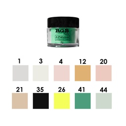 [611041A] Polvo acrilico rgb para uñas 8g a