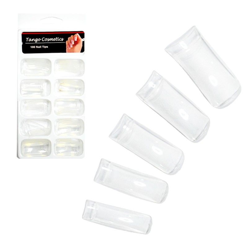 Set de 100 tips de uñas Tango Cosmetics surtidos