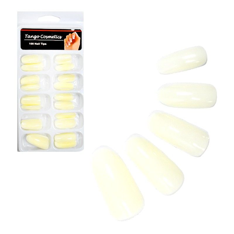 Set de 100 tips de uñas Tango Cosmetics surtidos