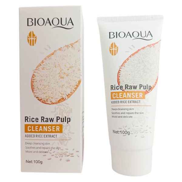 Limpiador Facial Con Extracto De Arroz En Gel 100G Bioaqua