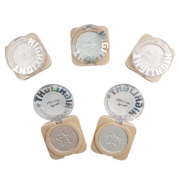 Iluminador facial en polvo compacto tonos surtidos - Mecow