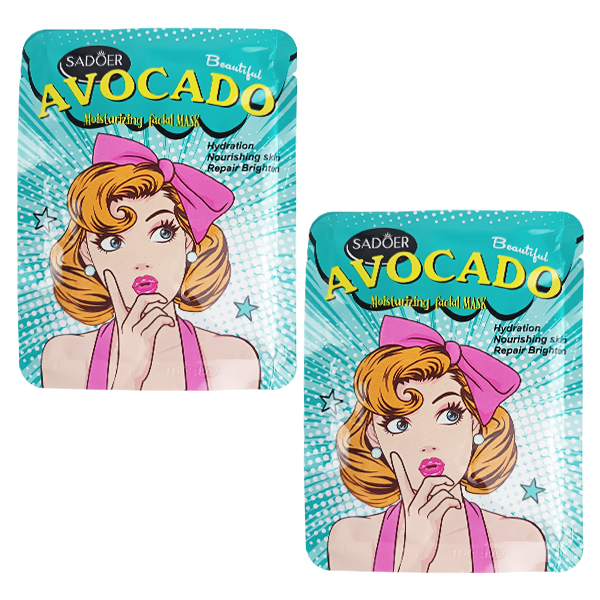 Mascarilla facial hidratante y reparadora de aguacate - Sadoer