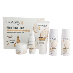 [6942349750793] Kit Viajero Rejuvenecedor de 5 piesas con extracto de arroz bioaqua
